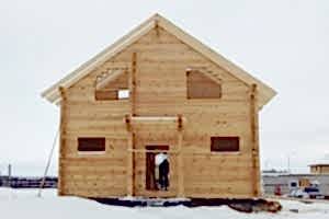 Смонтирован комплекта дома п.Усады Смонтирован комплекта дома п.Усады