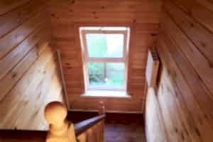 Завершены отделочные работы в деревянном доме, 100 кв.м. Завершены отделочные работы в деревянном доме, 100 кв.м.